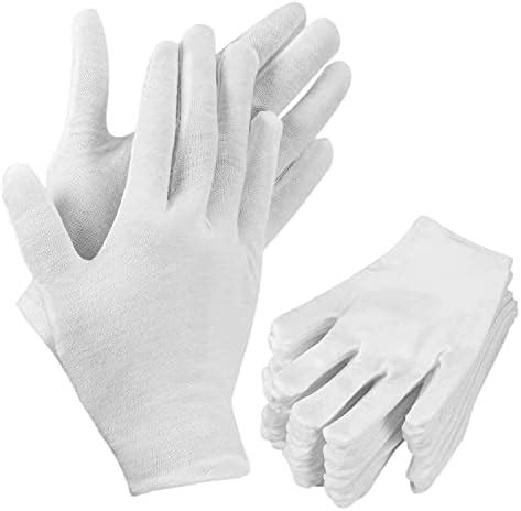 Beadnova Cotton Gloves for Jewelry Handling, Inspection, Moisturizing ...
