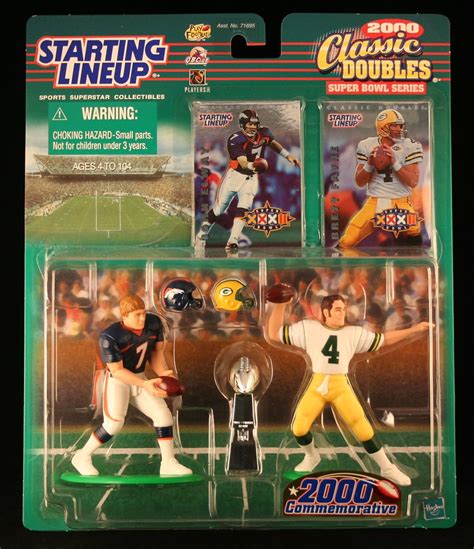 Buy 2000 NFL Starting Lineup Classic Doubles - John Elway & Brett Favre ...