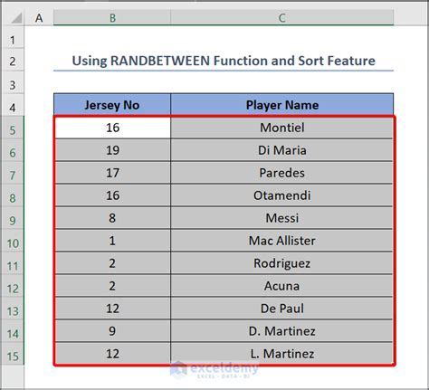Image result for Excel Randomize List