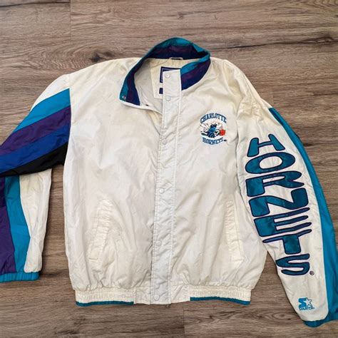 Charlotte Hornets Vintage Starter Jacket - Etsy