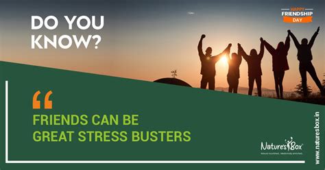 SPENDING TIME WITH FRIENDS LOWERS STRESS