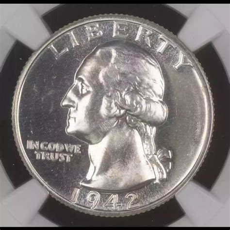 1942 Quarter Dollars Silver Coinage NGC PF-66 - Hertel's Coins Inc.