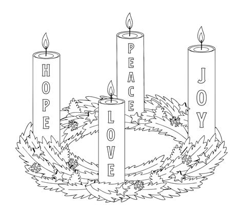 Advent Coloring Pages 的图像结果