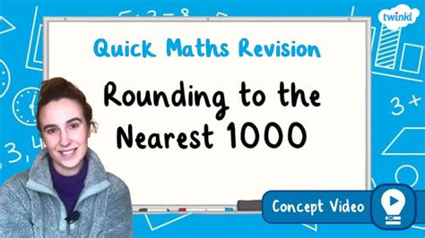 👉 Rounding to the Nearest 1000 | KS2 Maths Concept Video