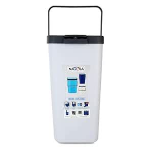 Nayasa Door Dustbin Max- 23 Ltr Plastic Press Top Waste Bin/Trash Can ...
