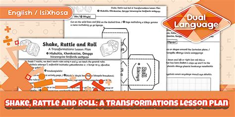 Gr7 Maths Shake,Rattle&Roll:TransformationLessonPlan:Xho/Eng