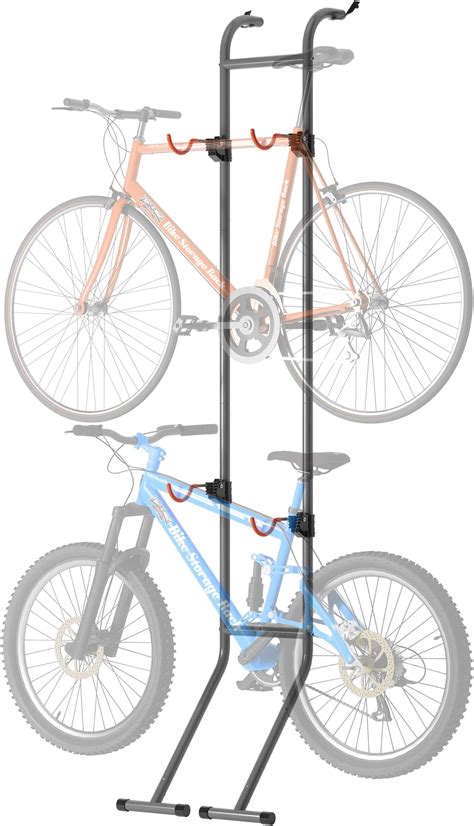 Amazon.com: CXWXC 2 Bike Storage Rack (Max. 120LBS) - Gravity Wall Bike ...
