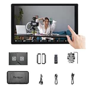 PortKeys PL5 5.4" 4K HDMI Touchscreen Video Monitor, 500nit Camera ...