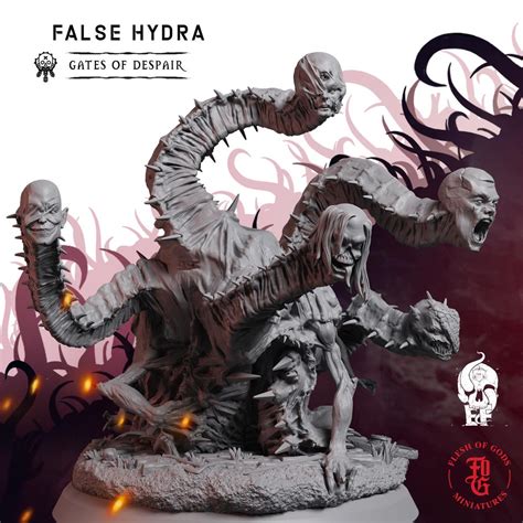 False Hydra | Fantasy Tabletop Miniature - 28MM - 54MM | Dungeons and ...