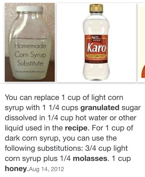 Homemade Light Corn Syrup Substitute Recipe