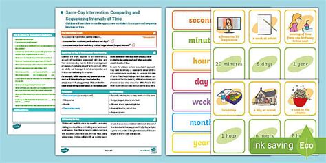👉 Compare and Sequence Intervals of Time Year 2 | Twinkl Maths
