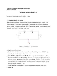 Image result for PSpice Tutorial PDF