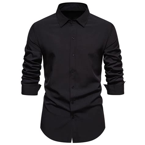 ZVNAΖH Mens Dress Shirts, Sales Today Clearance, Mens Wrinkle Free ...