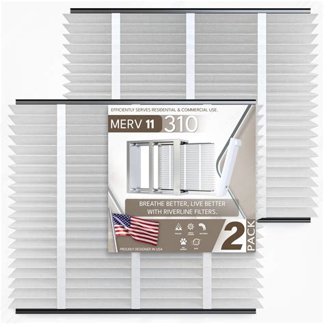 2-Pack Riverline Filter Replacement for Aprilaire 310 Whole House Air ...