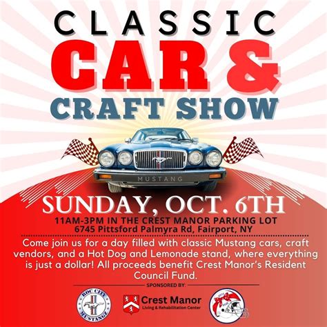 Classic Car and Craft Show at Crest Manor Living and Rehab Center, 6745 ...