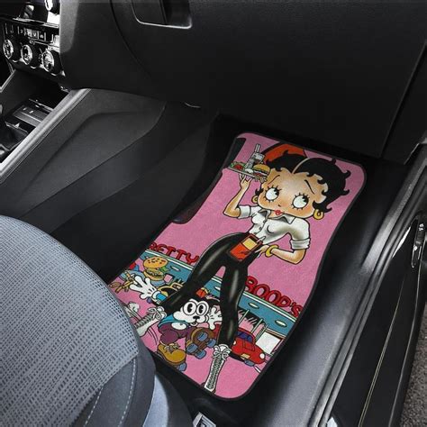 Betty Boop Car Floor Mats – Betty Boop Bartender Cartoon Car Floor Mats ...
