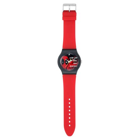 Buy Online Fastrack Deadpool Quartz Analog Bicolour Dial Silicone Strap ...