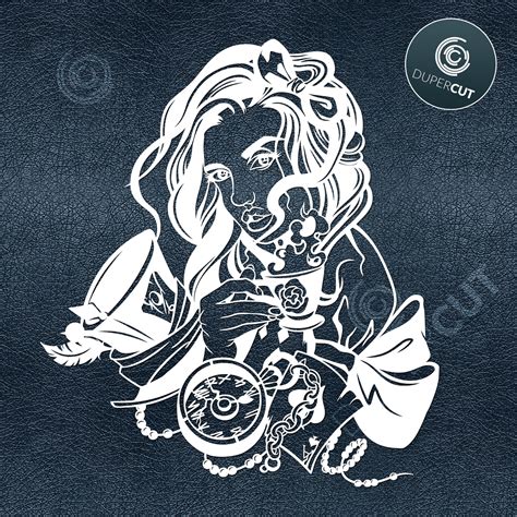 Alice In Wonderland Silhouettes Templates