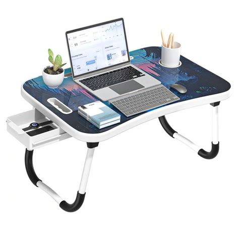 Oversized Portable Folding Computer Table, Multifunctional Folding ...