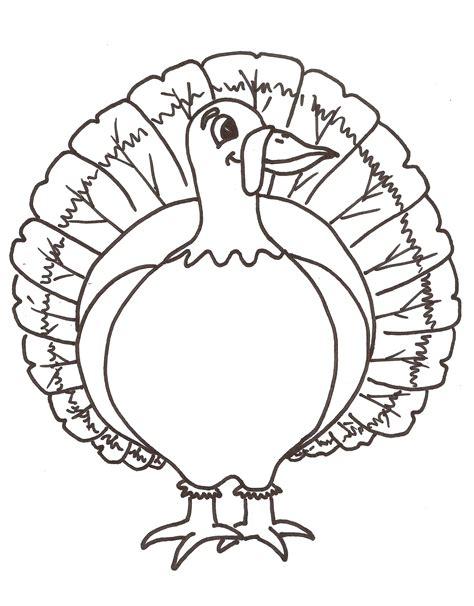 Free Printable Turkey Coloring Pages For Kids