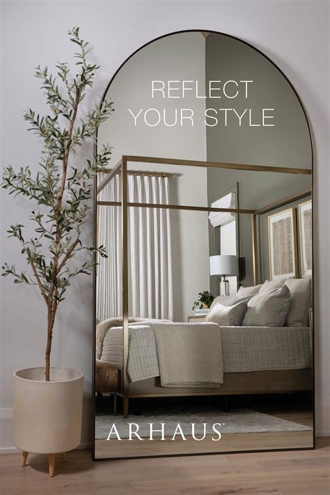 Lira Arch Grand Floor Mirror | Arched floor mirror, Modern floor ...