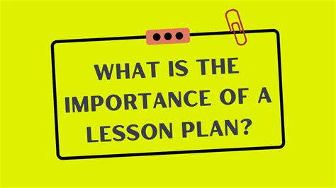 Lesson Plan Is Important 的图像结果