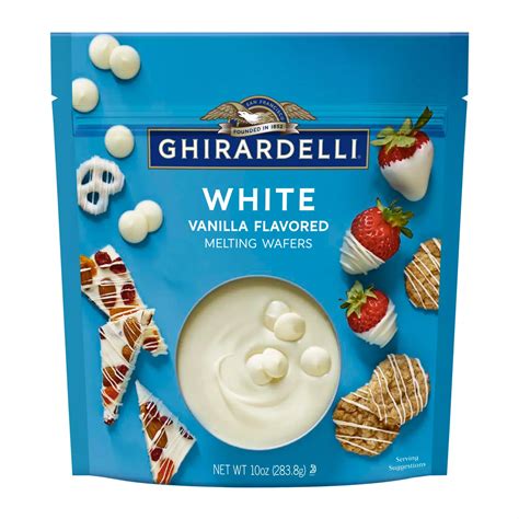 Ghirardelli White Vanilla Flavored Melting Wafers - Shop Baking ...
