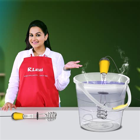 Shock* Proof Immersion Rod Water Heater 1500 Watts with Thermal Auto C ...