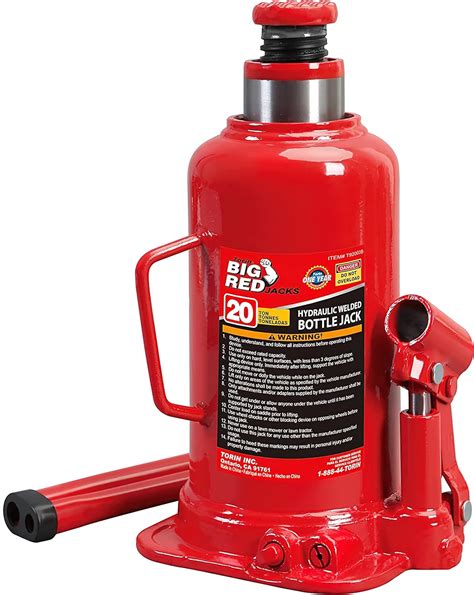 Torin Jack Hydraulic Bottle-Jack (Red, 20 Ton) : Amazon.in: Car & Motorbike