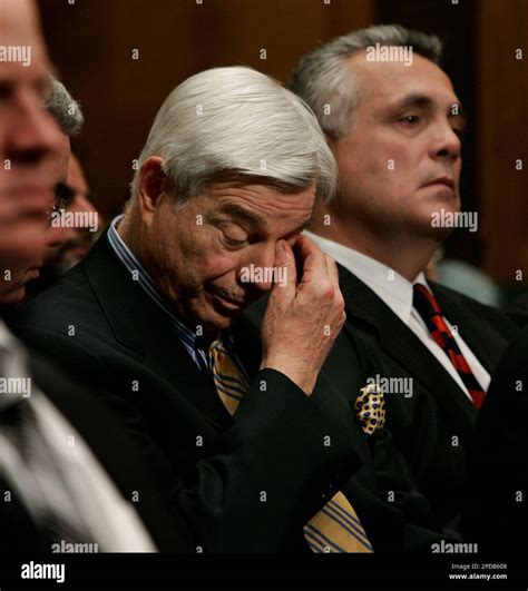 Chief Operating Officer of Dubai Ports Edward H. Bilkey, listens to opening statements by ...
