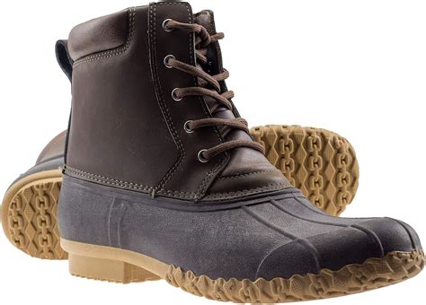Amazon.com | ArcticShield Mens Duck Boots - Waterproof Warm Insulated ...