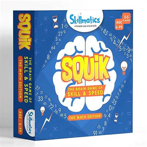 Buy Skillmatics Squik - The Brain Game of Skill and Speed - The Math ...