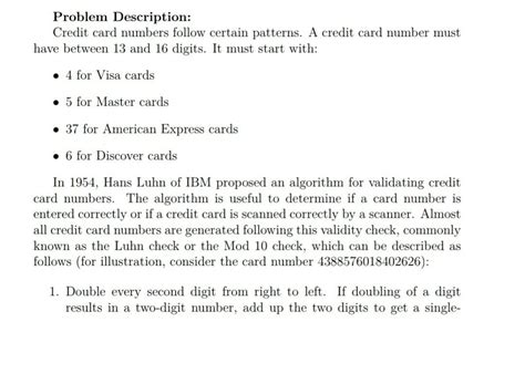 Example of Credit Card Number 的图像结果