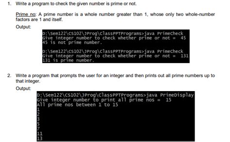 Write a Program in Java to Check Prime Numbers 的图像结果