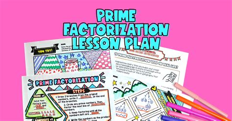 Prime Factorization Tutorial Lesson 的图像结果