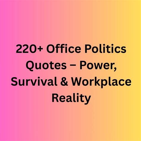 Quotes About Office Politics 的图像结果