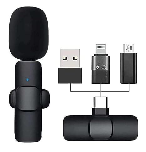 TECHNOVIEW 360 2.4 ghz Omnidirectional Lavalier Wireless Microphone ...