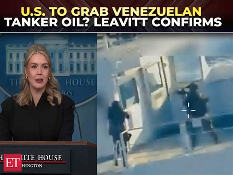'US will seize Venezuelan tanker oil': US vs Maduro escalates, Leavitt ...