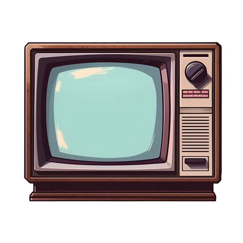 Retro TV Television Clipart 24780362 PNG