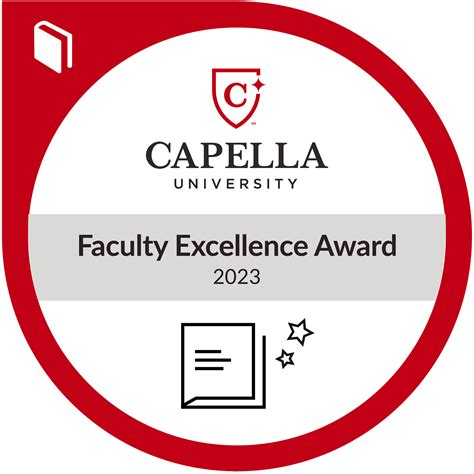 Capella University Award for Excellence - 2023 - Credly