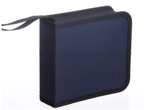 Daizy Samz PU Leather CD DVD Carry Bag/Case/Folder/Pouch for 40 CDs ...