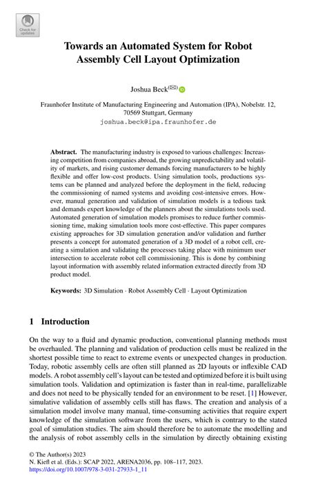 Image result for Automated Assembly Cell with Robot