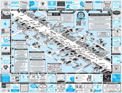 Map Of Downtown Fredericksburg Tx