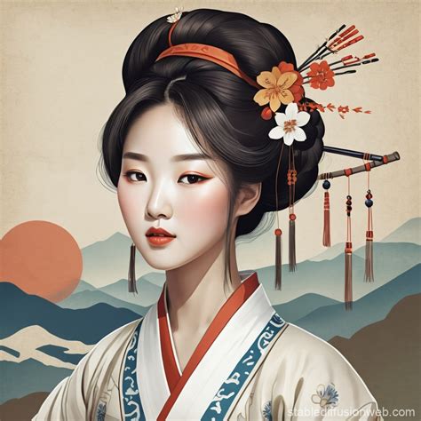 Korean Traditional Beauty | Stable Diffusion Online