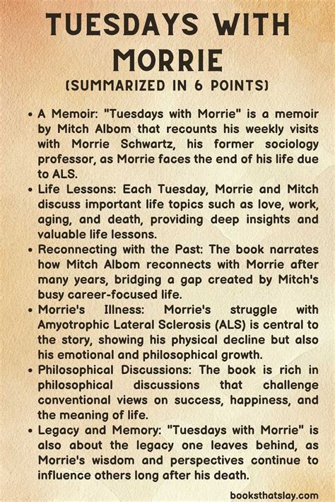 Tuesdays With Morrie Summary and Key Lessons