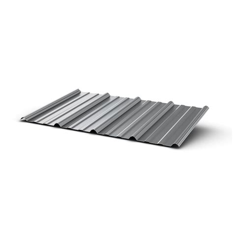 Union Corrugating Master Rib 3.17-ft x 12-ft Ribbed Unpainted Steel ...