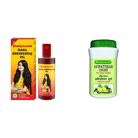 Baidyanath Mahabhringraj Tel (Original)| For All Hair Types (Male ...