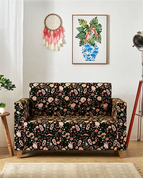 Modern Loveseat-Bohemian Palampore