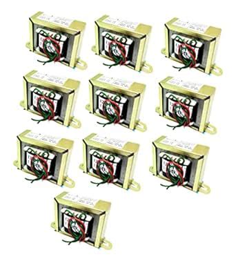 INVENTO 10Pcs 12V 1A 12-0-12 Transformer Copper Winding 220V AC to 12V ...