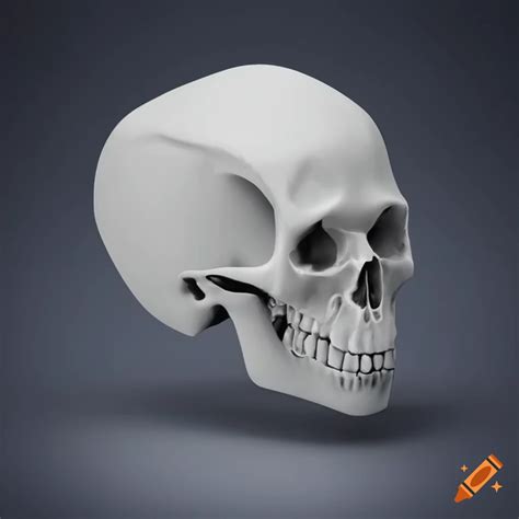 3D printed anatomically correct dental skull on Craiyon